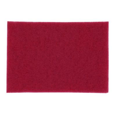 Low-Speed Buffer 5100 Floor Pads, 28 x 14, Red, 10/Carton
