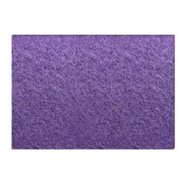 Diamond Floor Pads, 20 x 14, Purple, 5/Carton