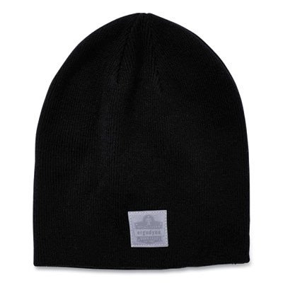 N-Ferno 6812 Rib Knit Beanie, One Size Fits Most, Black