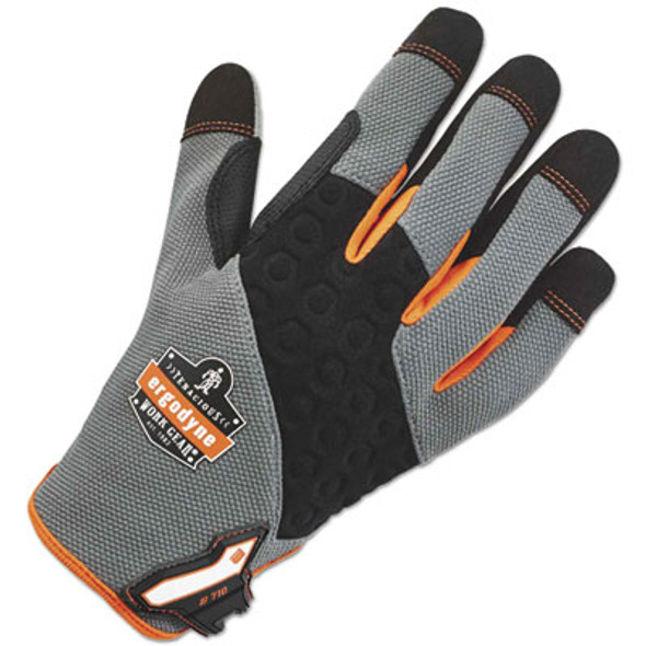 Proflex 710 Heavy-Duty Utility Gloves, Medium, Gray, Pair