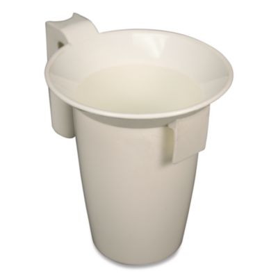 Value-Plus Toilet Bowl Caddy, Plastic, White