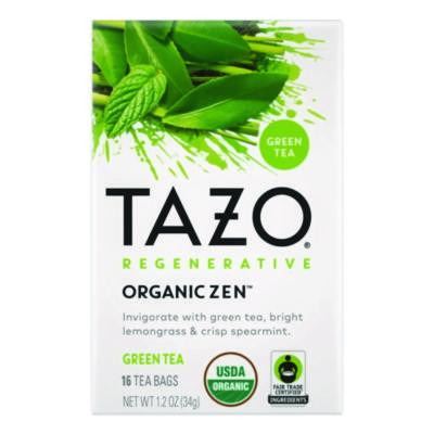 Tea Bags, Organic Zen, 16/Box