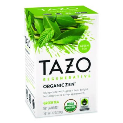 Tea Bags, Organic Zen, 16/Box