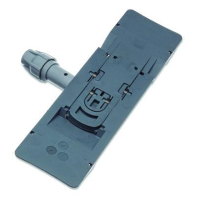 Ez Flat Mop Holders, Plastic Head, 16", Gray