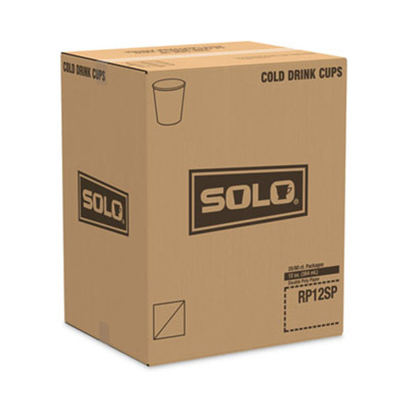 Double Sided Poly (Dsp) Paper Cold Cups, 12 Oz, Symphony Design, 80/Sleeve, 25 Sleeves/Carton