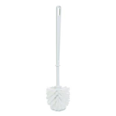 Spiral Bowl Brush, 13" Handle, White