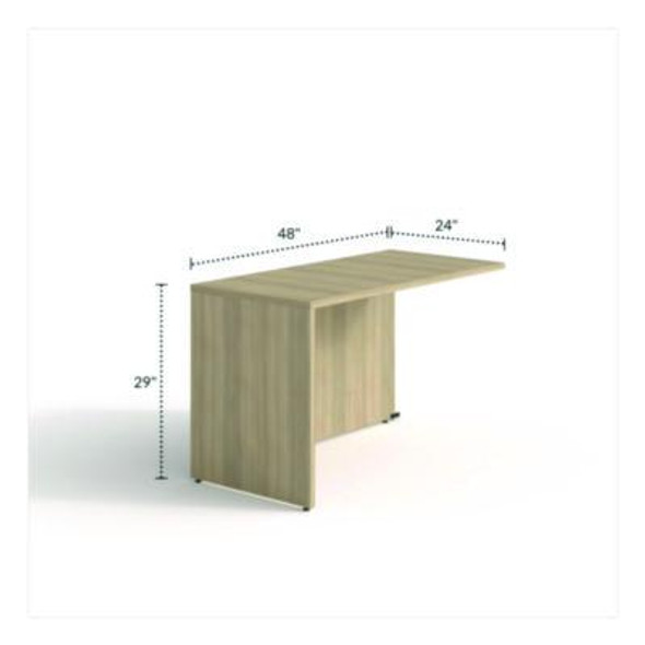 Alera Seville Series Return Shell, Reversible, 47.24" x 23.62" x 29", Oak
