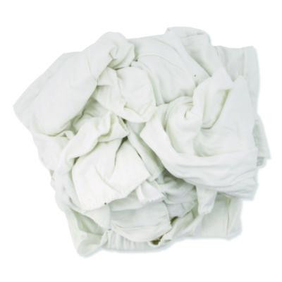 Knit Baby Diaper Rags, 2-Ply, 15 x 18, White, 25 Lb/Carton