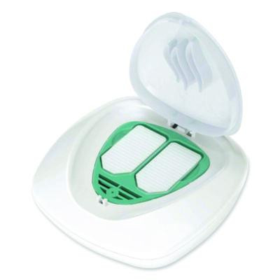 Waterless Tabletop Vaporizer Plus,1.9 x 5.3 x 7.5, White/Mint Green