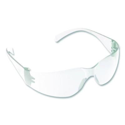 Virtua Wraparound Protective Eyewear, Frameless, Clear Single Lens, 100/Carton