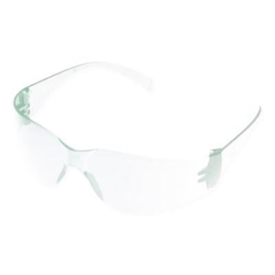 Virtua Wraparound Protective Eyewear, Frameless, Clear Single Lens, 100/Carton