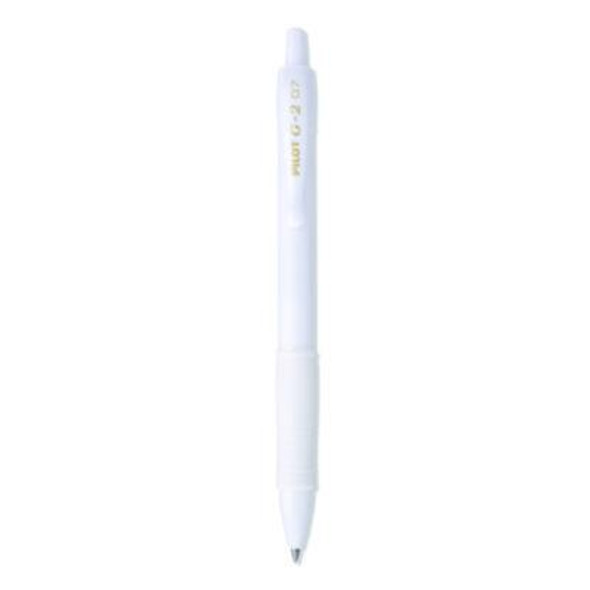 G2 Edge Premium Gel Roller Pen, Retractable, Fine 0.7 Mm, Black Ink, White Barrel, 36/Pack
