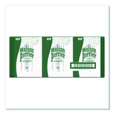 Maison Perrier Sparkling Water, Plain, 11.15 Oz, 8 Cans/Box