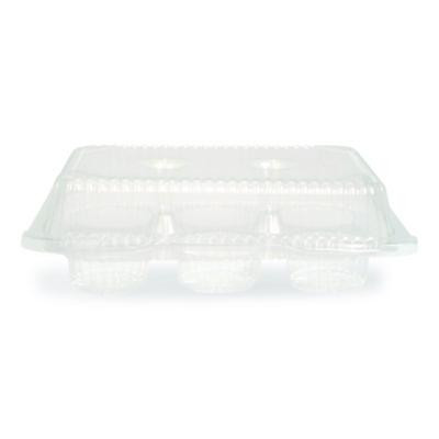 Bakery Containers, Muffin/Cupcake, 7.25 x 9.88 x 3.13, Clear, 250/Carton