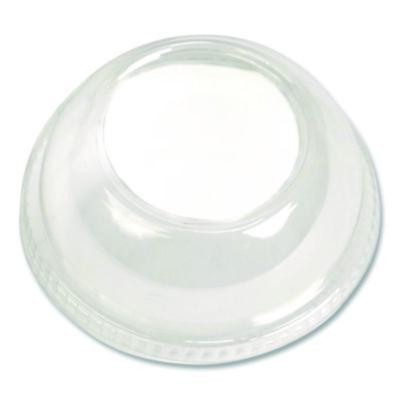 Pet Lids, Fits 5 Oz And 8 Oz Sundae Cup, 100/Sleeve, 10/Sleeves/Carton