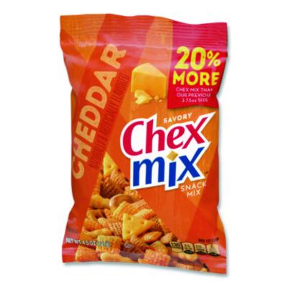 Snacks, Cheddar, 4.5 Oz Bag, 8/Carton