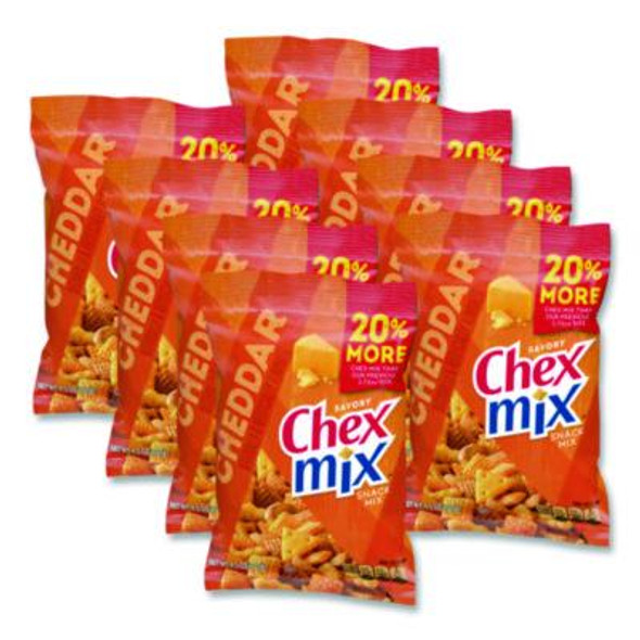 Snacks, Cheddar, 4.5 Oz Bag, 8/Carton