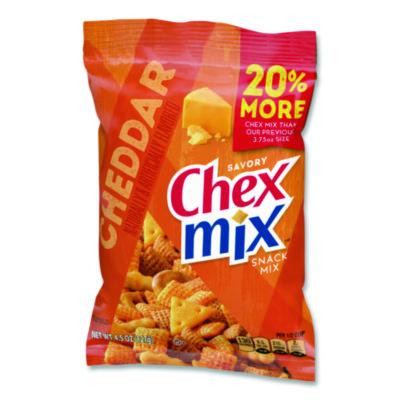 Snacks, Cheddar, 4.5 Oz Bag, 8/Carton