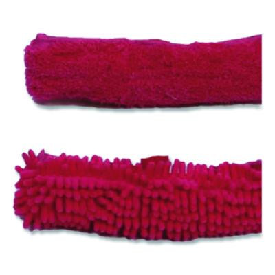 Window Cleaner Set, With Cleaning Heads, 11", 49" Plastic Handle, Raspberry