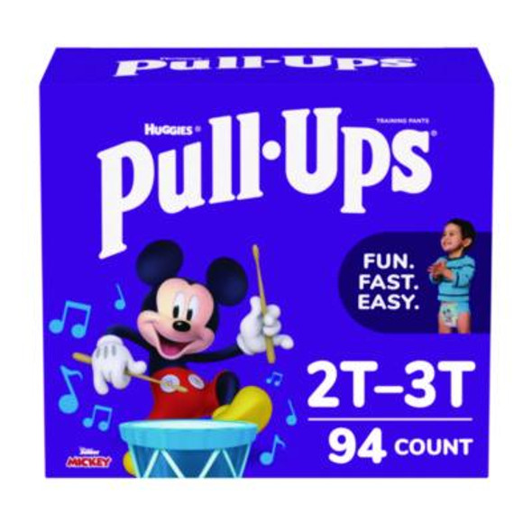 Pull-Ups Learning Designs Potty Training Pants For Boys, 2T-3T, 18 Lbs To 34 Lbs, 94/Carton