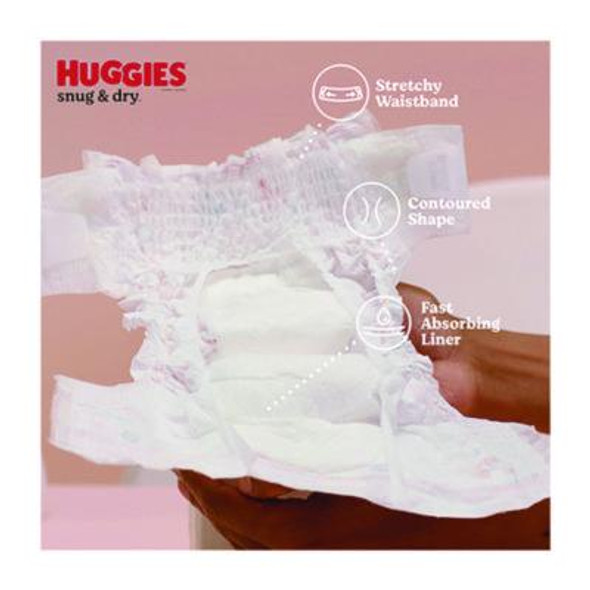 Snug And Dry Diapers, Size 3, 16 Lbs To 28 Lbs, 168/Carton