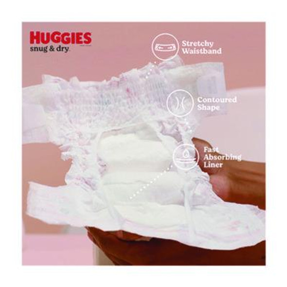 Snug And Dry Diapers, Size 2, 12 Lbs To 18 Lbs, 100/Carton