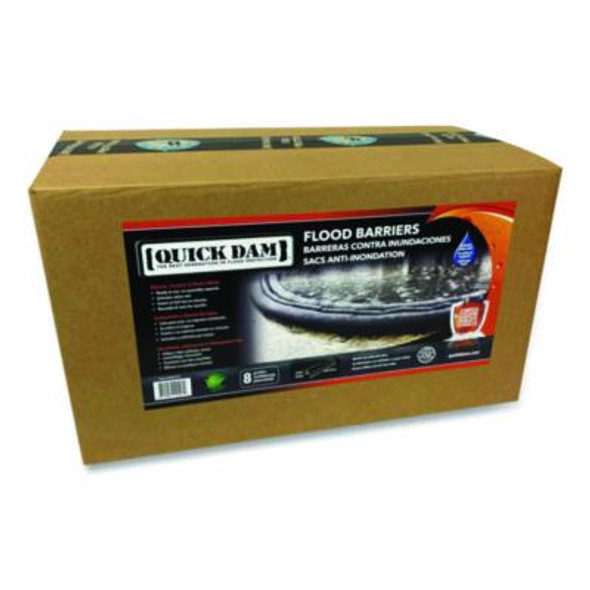 Flood Barriers, 6" x 10 Ft x 3.5", 8/Box