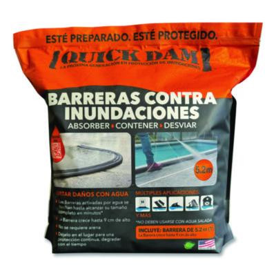 Flood Barriers, 6" x 17 Ft x, 3.5", 1 Barrier