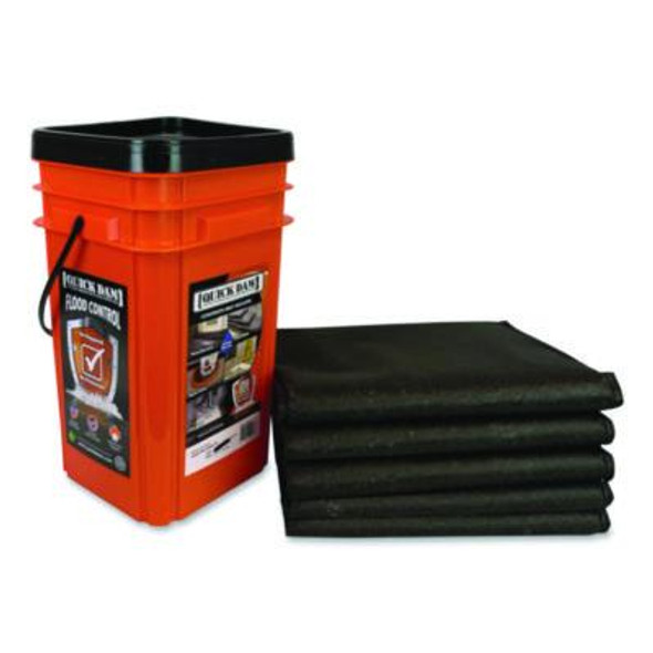 Outdoor Grab And Go Bucket Kit, (1) Bucket, (5) Jumbo Flood Bags