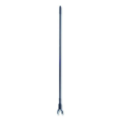Vinyl Coated Jaw Style Metal Mop Handle, 1" Dia x 60", Black