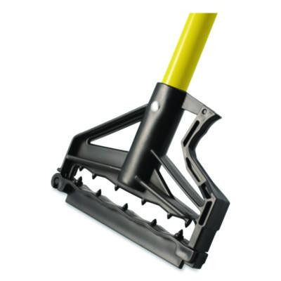 Sparta Spectrum Quik-Release Fiberglass Mop Handle, 1" Dia x 60", Yellow
