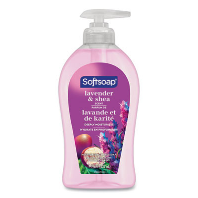 Liquid Hand Soap Pumps, Lavender Shea Scent, 6/Carton