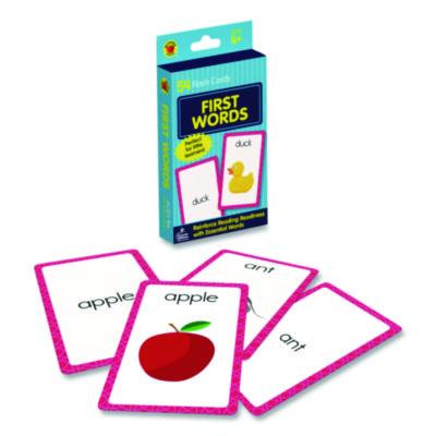 First Words Flash Cards, Grades Pre-K To 1, 3.25" x 5.25", Assorted Colors, 54 Cards