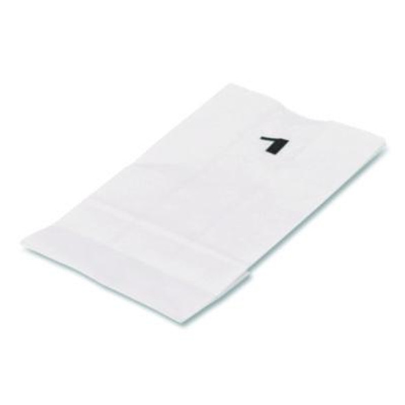 Grocery Paper Bags, 1# Size, 30# Basis Weight, 3.5" x 2.25" x 6.63", White, 500/Bundle