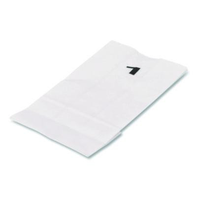 Grocery Paper Bags, 1# Size, 30# Basis Weight, 3.5" x 2.25" x 6.63", White, 500/Bundle