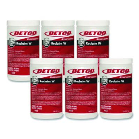 Reclaim W Powder For White Linens, 2 Lb Jar, 6/Carton