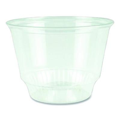 Plastic Cold Cups, Sundae, 8 Oz, Clear, 1,000/Carton