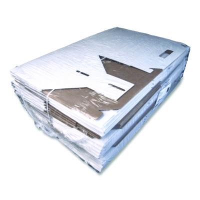 Carryout Barn Boxes, Large Corugated, 12 x 18 x 9, White/Kraft, 25/Carton