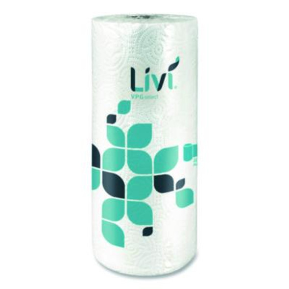 Kitchen Roll Towel, 2-Ply, 5 x 11, White, 170 Sheets/Roll, 24 Rolls/Carton
