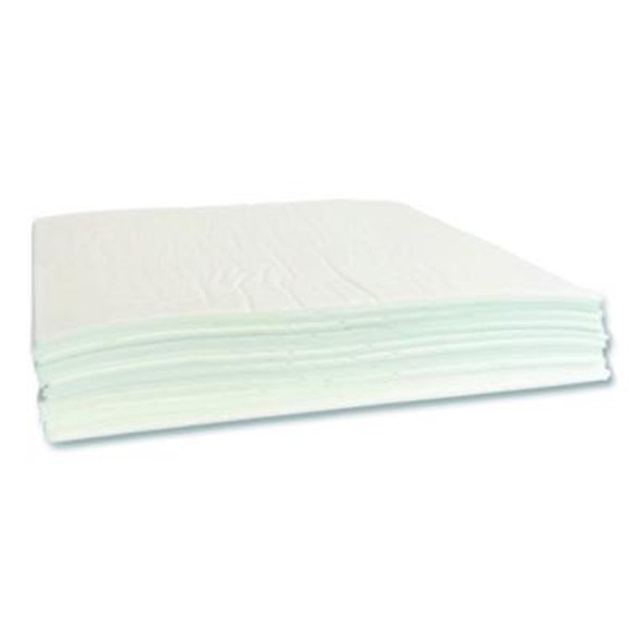 Mighty Mat Heavy Absorbent Pads, Stay Put Backing, 3.6 Gal, 16" x 18", 20/Box