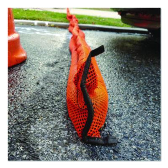 Outdoor Grab And Go Bucket Kit, (4) Hi-Vis 10 Ft Flood Barriers