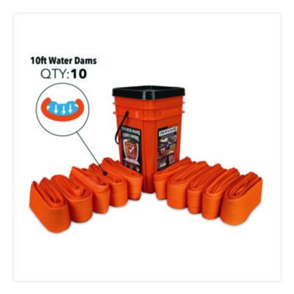 Indoor Bucket Kit, (1) Bucket, (10) 10 Ft Water Dams