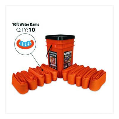 Indoor Bucket Kit, (1) Bucket, (10) 10 Ft Water Dams