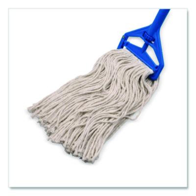 Full Weight Cut End Mop Head, Cotton, 20 Oz, White