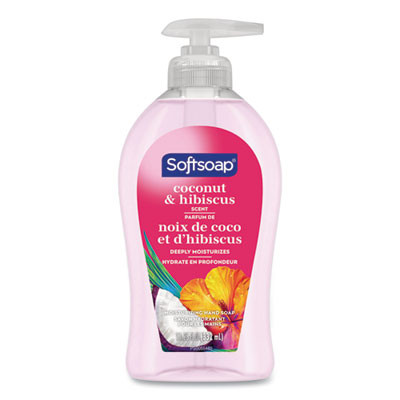 Liquid Hand Soap Pumps, Coconut And Hibiscus Scent, 11.25 Oz, 6/Carton