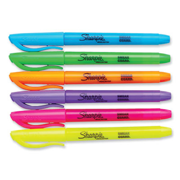 Pocket Style Highlighters, Assorted Ink Colors, Chisel Tip, Assorted Barrel Colors, 36/Pack