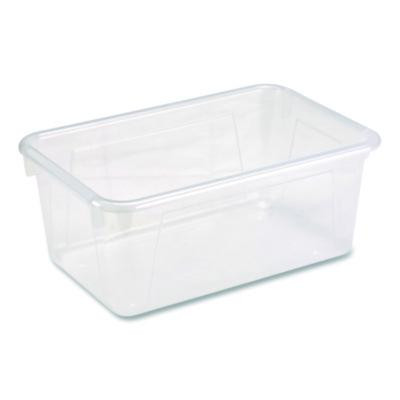 Cubby Bin, 1.8 Gal, 7.8" x 12.09" x 5.18", Translucent, 5/Pack