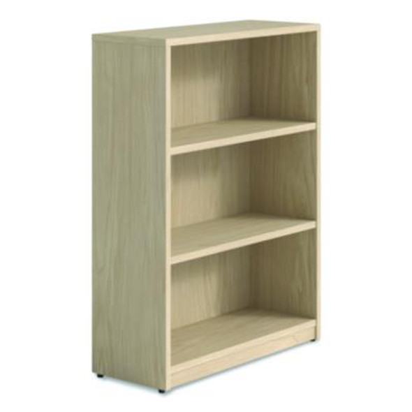 Alera Seville Series Bookcase, Three-Shelf, 35.43w x 13.78d x 48h, Maple