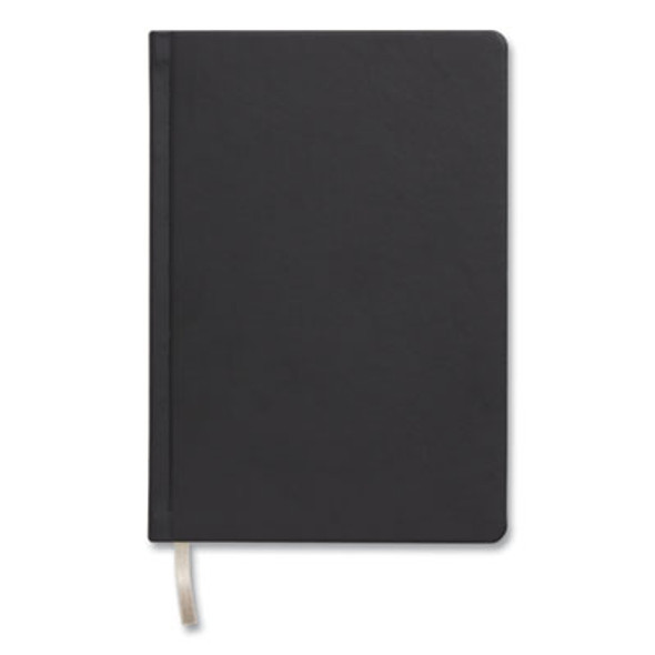 Hardcover Business Journal, 1-Subject, Narrow Rule, Black Cover, (96) 8 x 5.5 Sheets