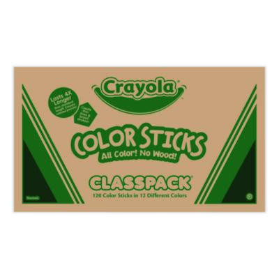 Color Sticks Classpack Set, 9.7 Mm, Assorted Lead And Barrel Colors, 120/Pack